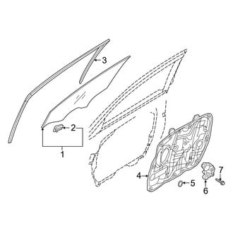 Hyundai OE - Front Door - Glass & Hardware