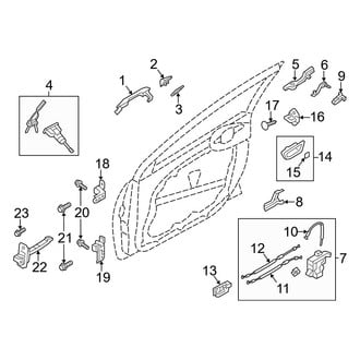 Hyundai OE - Front Door - Lock & Hardware