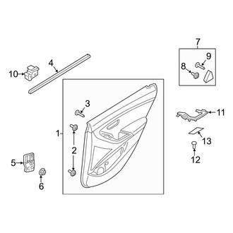 Hyundai OE - Rear Door - Interior Trim