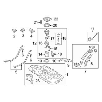 2015 Hyundai Elantra OEM Fuel System Parts | Pumps, Lines ??? CARiD.com
