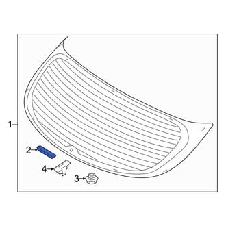 Hyundai OE - Back Glass Spacer