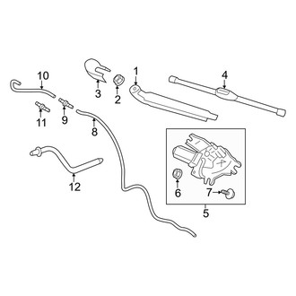 Hyundai OE - Lift Gate - Wiper & Washer Components