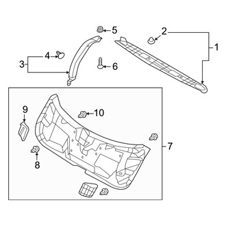 Hyundai OE - Lift Gate - Interior Trim