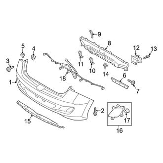 Hyundai OE - Rear Bumper - Bumper & Components