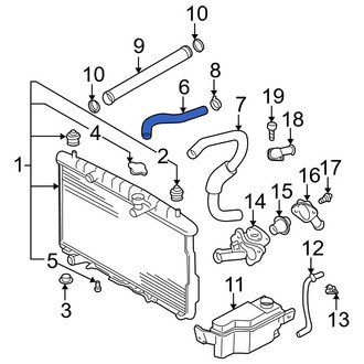 Hyundai OE - Upper Radiator Coolant Hose