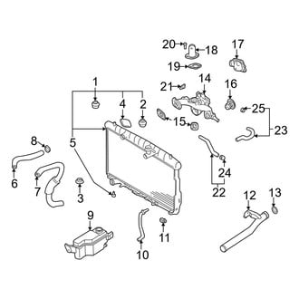 Hyundai OE - Cooling - Radiator & Components