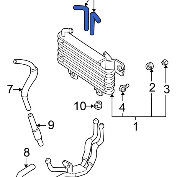 Automatic Transmission Oil Cooler Hose