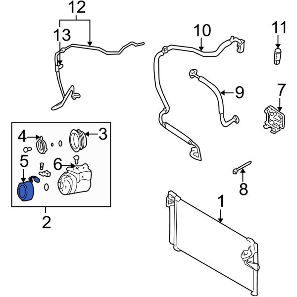 A/C Compressor Clutch Coil