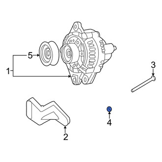 Hyundai OE - Alternator Adjusting Bracket Nut