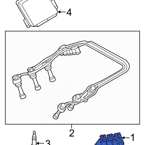 Hyundai OE 2730137116 Ignition Coil Connector