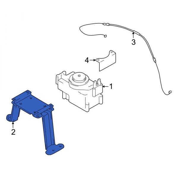 Hyundai OE 9642026100 Cruise Control Module Bracket