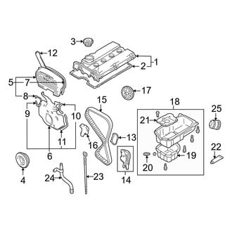 Hyundai OE - Engine Parts (Base 2.4L)