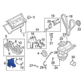 Hyundai OE - Lower Engine Timing Cover