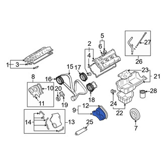 Hyundai OE - Left Upper Engine Timing Cover