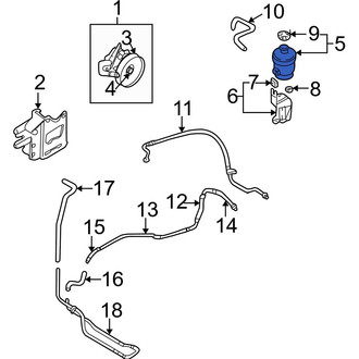 Hyundai OE - Power Steering Reservoir