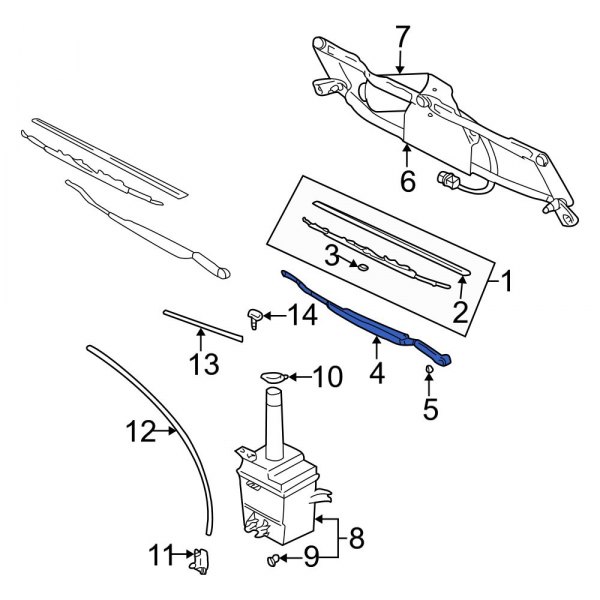 Windshield Wiper Arm