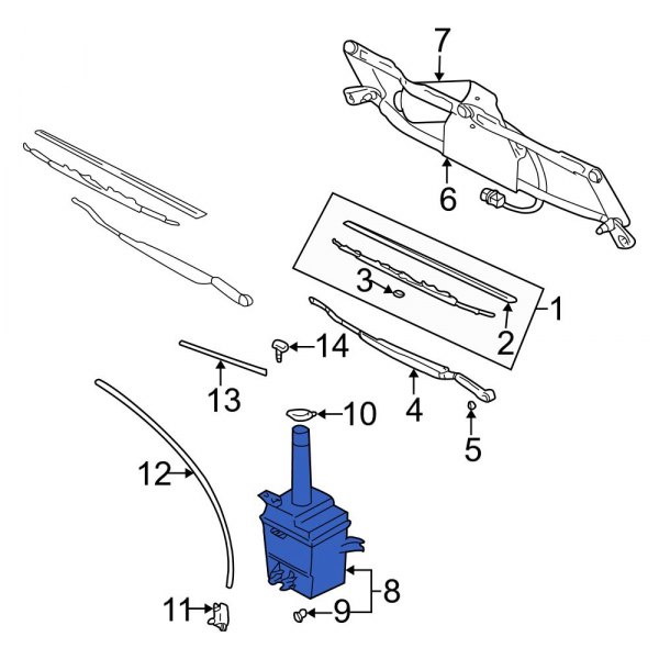 Washer Fluid Reservoir