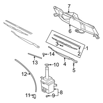 Hyundai OE - Windshield - Wiper & Washer Components (Base / GLS / LX)