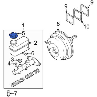 Hyundai OE - Brake Master Cylinder Reservoir Cap