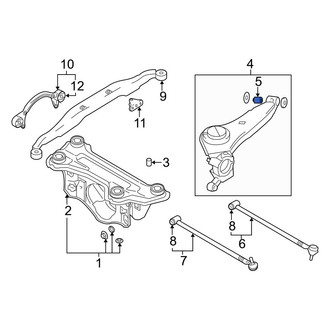 Hyundai OE - Rear Suspension Trailing Arm Bushing