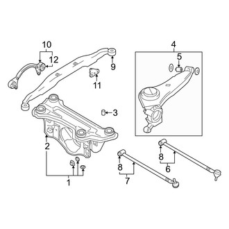 Hyundai OE - Rear Suspension - Suspension Components (Base / GLS / LX)
