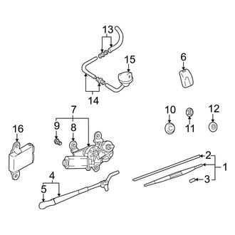 Hyundai OE - Lift Gate - Wiper & Washer Components (Base / GLS / LX)