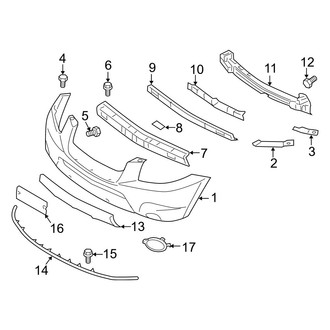 Hyundai OE - Front Bumper - Bumper & Components