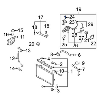 Hyundai OE - Engine Coolant Thermostat Bolt