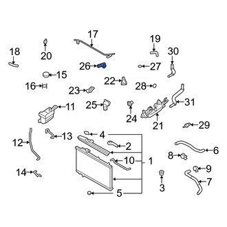 Hyundai OE - Engine Coolant Outlet Flange