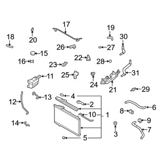 Hyundai OE - Cooling - Radiator & Components