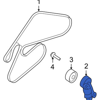 Hyundai OE - Accessory Drive Belt Tensioner Assembly