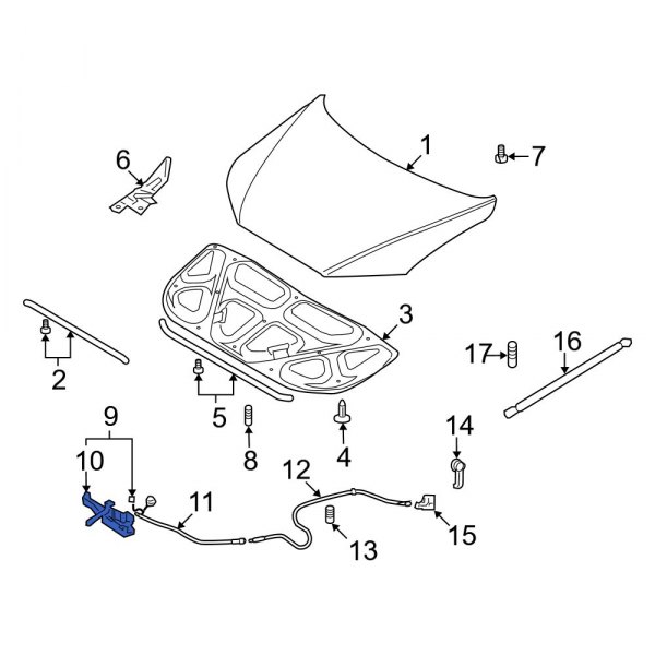 Hood Latch Cover