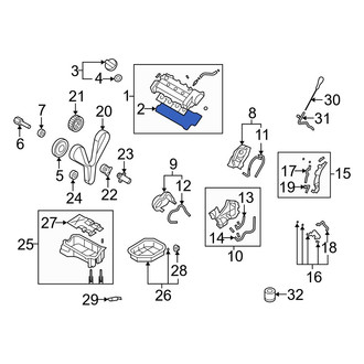 Hyundai OE - Right Engine Valve Cover Gasket