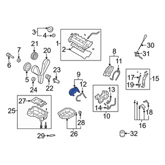 Hyundai OE - Lower Engine Timing Cover