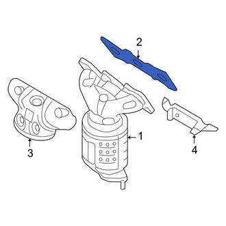 Hyundai OE - Right Exhaust Manifold Gasket