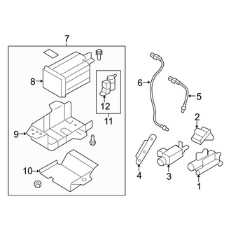 Hyundai OE - Emission System - Emission Components (Limited / SE)