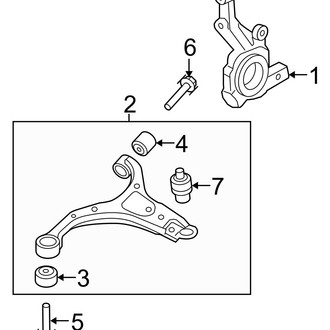Hyundai OE - Front Suspension - Suspension Components