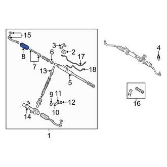 Hyundai OE - Rack and Pinion Bellows