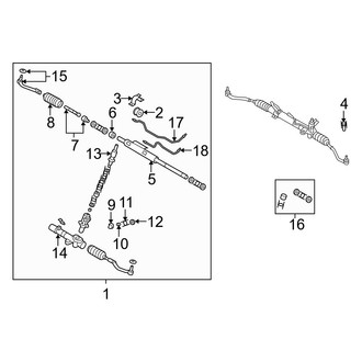 Hyundai OE - Steering Gear & Linkage (GLS / Limited / SE)