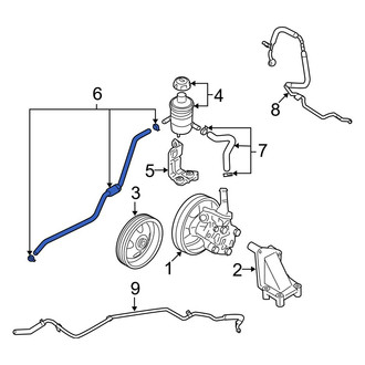 Hyundai OE - Power Steering Return Hose