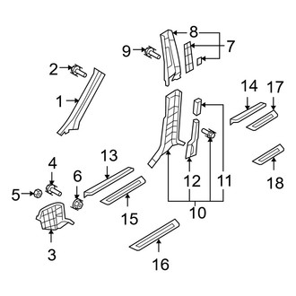 Hyundai OE - Pillars, Rocker & Floor - Interior Trim