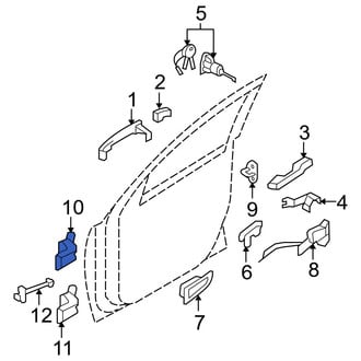 Hyundai OE - Front Right Lower Door Hinge