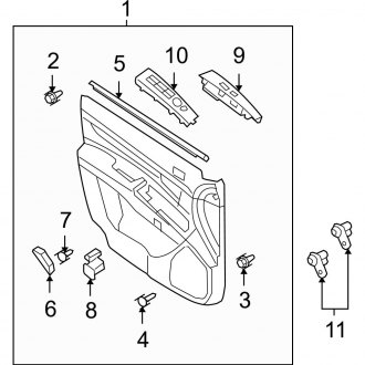 2009 Hyundai Santa Fe OEM Doors & Parts - Shells, Panels | CARiD