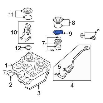 Hyundai OE - Fuel Tank Lock Ring