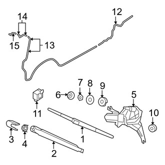 Hyundai OE - Lift Gate - Wiper & Washer Components (GLS / Limited / SE)