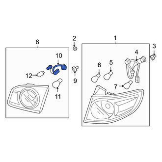 Hyundai OE - Rear Back Up Light Socket