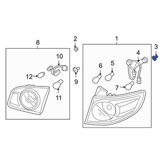 Hyundai OE - Tail Light Grommet
