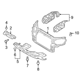 Hyundai OE - Radiator Support