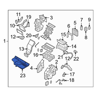 Hyundai OE - HVAC Unit Case Cover