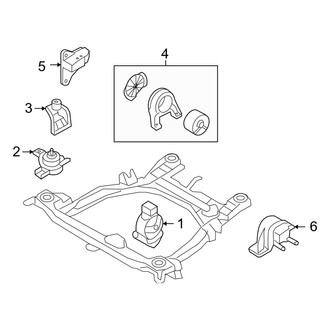 Hyundai OE - Engine & Transmission Mounting (2.4L)